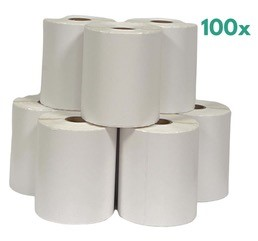 Afbeelding van Qi Brother DK-22205 Labels 62mm x 30,48m Wit (100 stuks)