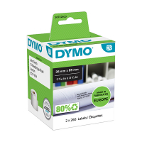 Afbeelding van Origineel DYMO S0722400 / 99012 Labels 89mm x 36mm Wit (2 rollen, bulk)